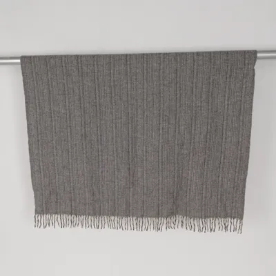 Blanket (Gray, Beige, White) from Klippan Wool