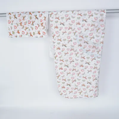 Bäddset (Vit, Flerfärgad) från La Redoute Bomull