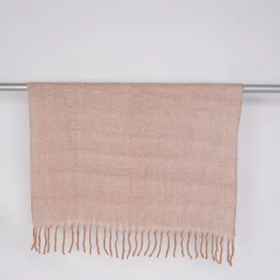 Plaid (Orange, White) from ByOn Wool, Acrylic