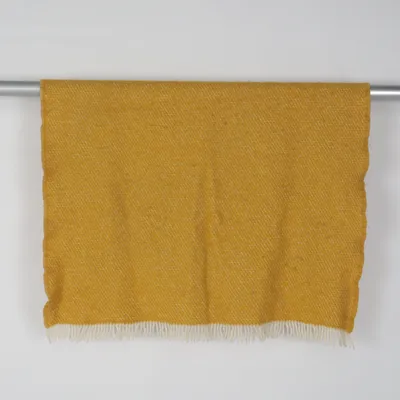 Pläd (Gul) från Klippan Ull