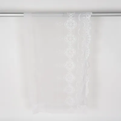 Rideau passe tringle (Blanc)