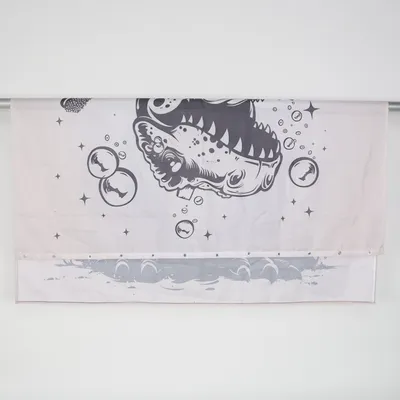 Duschdraperi (Grå, Beige, Svart)