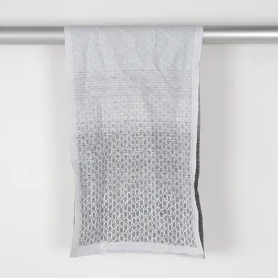 Chemin de table (Gris, Blanc) de Ekelund Coton, Lin
