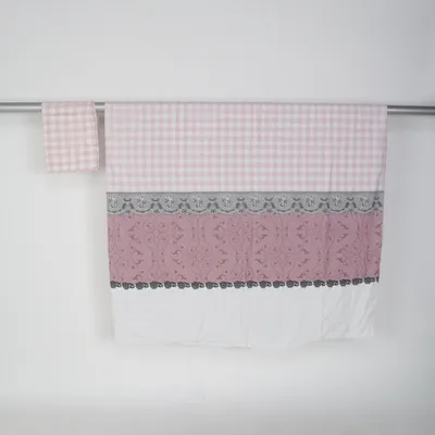 Bäddset (Rosa, Vit)