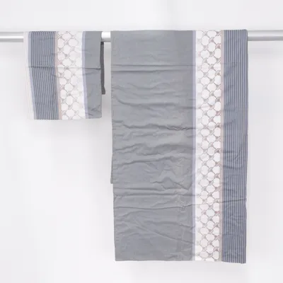 Bed set (Gray, White, Multicolored) from JOOP! Cotton
