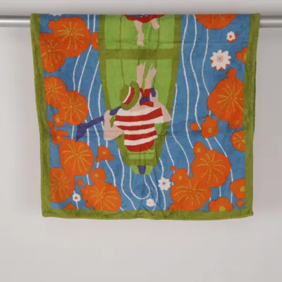Bath towel (Green, Orange, Blue, Multicolored) from Hermès Cotton