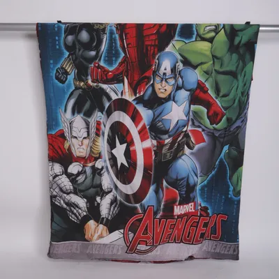 Påslakan (Röd, Grön, Flerfärgad) från Marvel Avengers Bomull