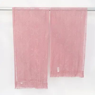 Gordijn aan roede (Roze) van Ellos Home Polyester
