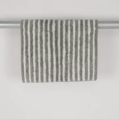 Badrumsmatta (Grön, Vit) från H&M Home Bomull