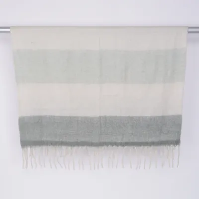 Plaid (Green, Beige) Recycled polyester