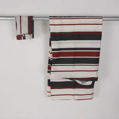 Bed set (Gray, Red, White) from Meradiso Organic cotton