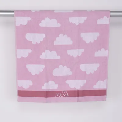 Badhanddoek (Roze, Wit, Meerkleurig) van Me&i Katoen
