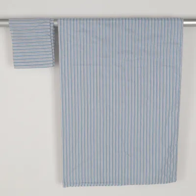 Bäddset (Blå, Vit) från Noble House Återvunnen bomull, Återvunnen polyester