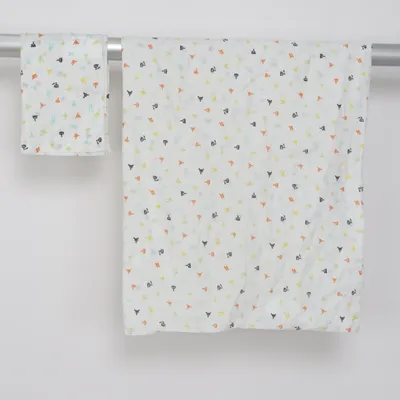 Bäddset (Vit, Flerfärgad) från IKEA Bomull, Polyester