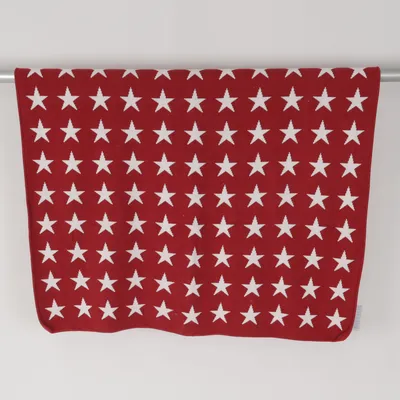 Couverture (Rouge, Blanc) de GANT Home Coton