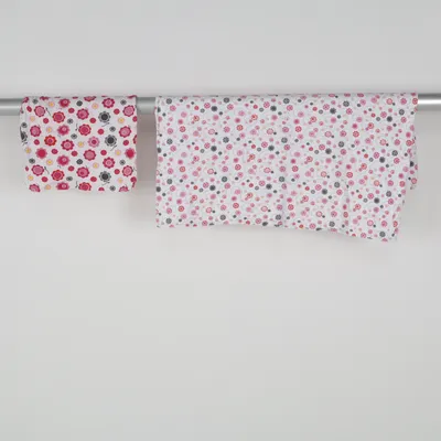 Sengesæt (Hvid, Pink, Flerfarvet) fra Little Heart Økologisk bomuld