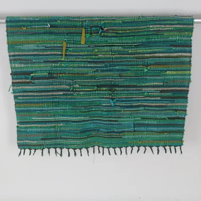 Rag rug (Green, Blue, Multicolored)