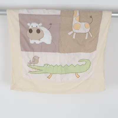 Duvet cover (Beige, Brown, White) from My Baby Cotton, Polyester