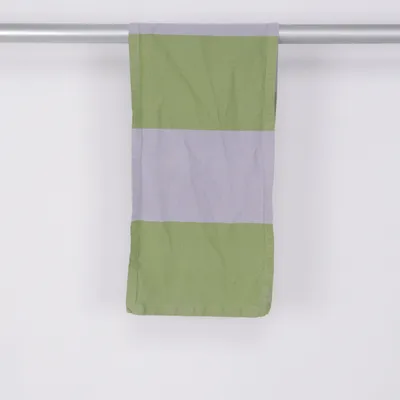 Rod pocket curtain (Purple, Green) from Linum Cotton