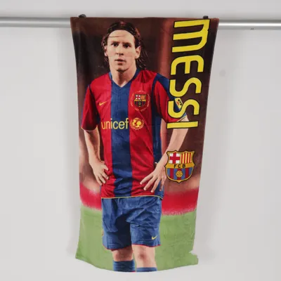 Strandhandduk (Messi) från FC Barcelona