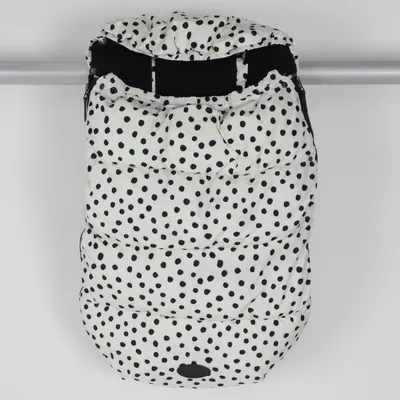 Footmuff (White, Black) from Petite Chérie Polyester