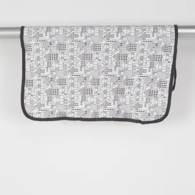 Babyfilt (Vit, Svart, Flerfärgad) från Newborn Bomull, Viskos