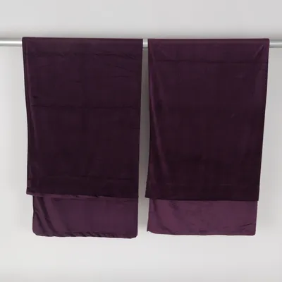 Mörkläggningsgardin (Lila) från Rusta Home Polyester