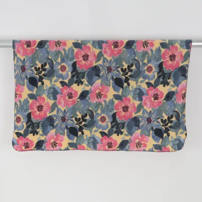 Blanket (Yellow, Multicolored) from Hemtex Polyester