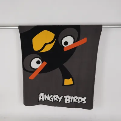 Blanket (Black, Gray, Multicolored) from Angry Birds Polyester
