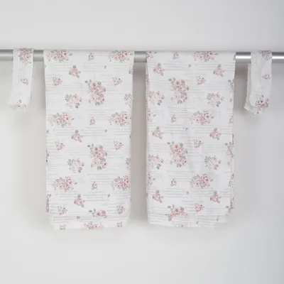 Knytbandslängd (Vit, Rosa, Flerfärgad) från Inspiracja Bomull