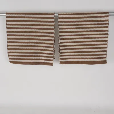Rag rug (Brown, White) from Lene Bjerre Polyester