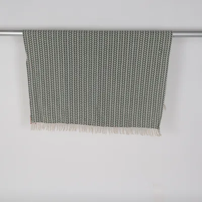 Plaid (Vert, Beige) de Rusta Home Coton, Polyester