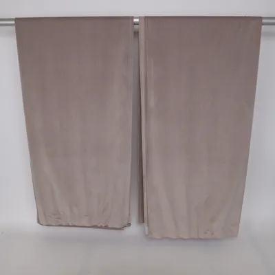 Gordijn aan roede (Grijs, Beige)