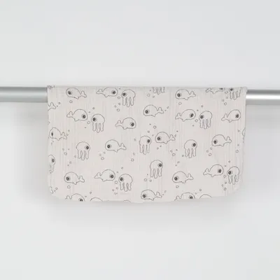 Badcape (Beige, Vit, Svart) från Done by Deer Ekologisk bomull