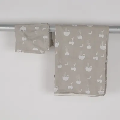 Housse de couette (Beige) de Ferm Living Coton biologique