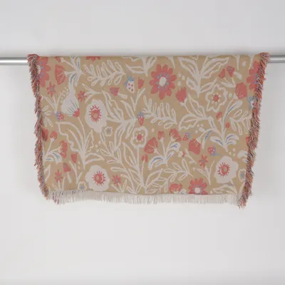 Plaid (Beige, Multicolored) from Bloomingville Acrylic, Cotton, Nylon, Polyester, Viscose, Wool
