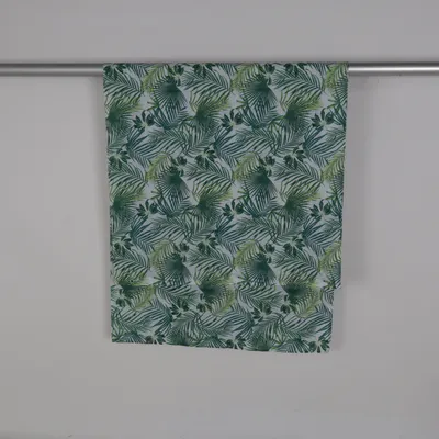 Shower curtain (Green, White)