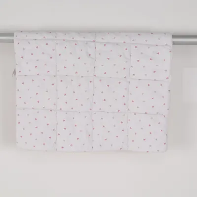 Baby deken (Wit, Roze) van Vertbaudet Katoen, Polyester
