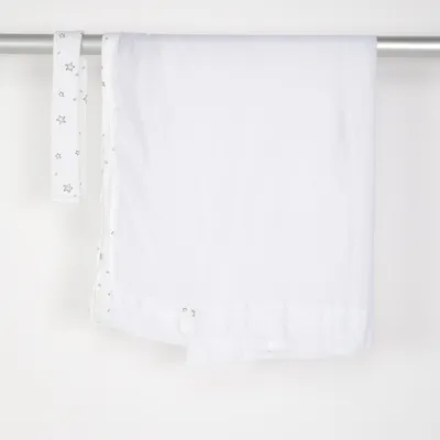 Sänghimmel (Vit) Bomull, Polyester