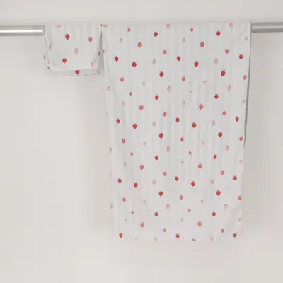 Påslakan (Vit, Grön, Röd) från Livarno Återvunnen polyester