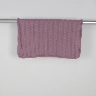 Baby blanket (Purple, White) from Vinter & Bloom Acrylic, Polyester
