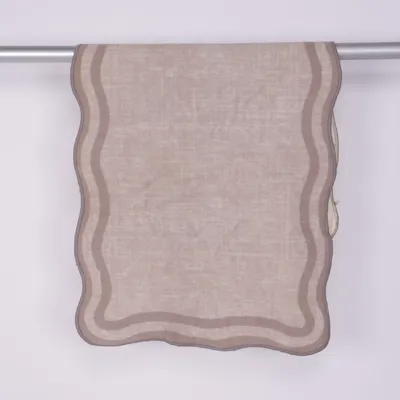 Laagpolig vloerkleed (Beige) van Rusta