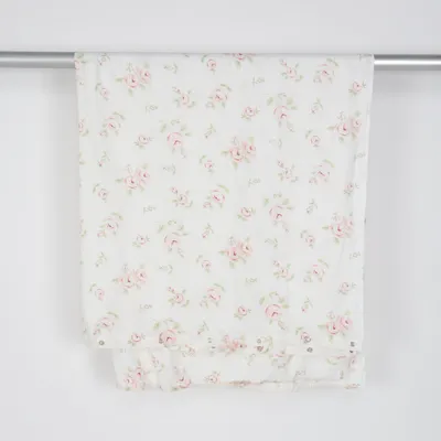 Öljettgardin (Vit, Flerfärgad)