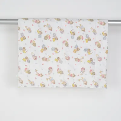 Babyfilt (Vit, Flerfärgad)