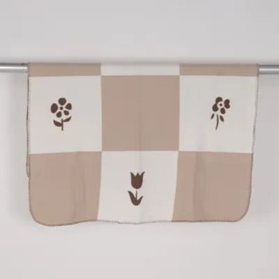 Blanket (Beige, White) from Damart Polyester