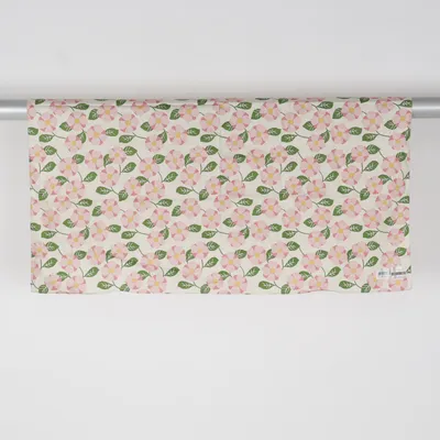 Tischdecke (Beige, Pink, Grün) von Plus Plus Baumwolle