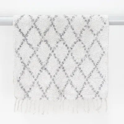 Rag rug (White, Gray) from Kronborg Cotton