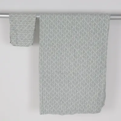 Parure de lit (Blanc, Gris) de Kid Coton