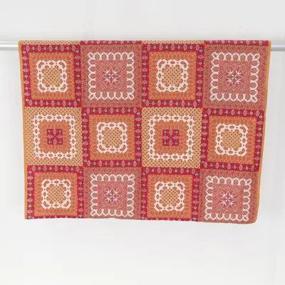 Tablecloth (Red, Brown, Multicolored) from Svenskt Tenn