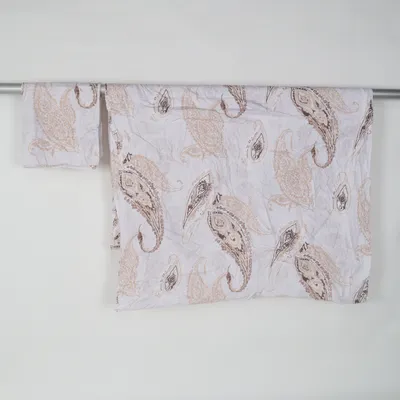 Sengesæt (Beige, Hvid, Brun) fra Janine Bomuld